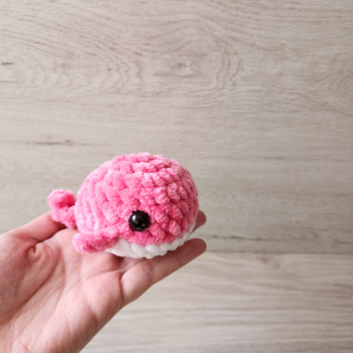 Peluche ballena amigurumi mediana crochet