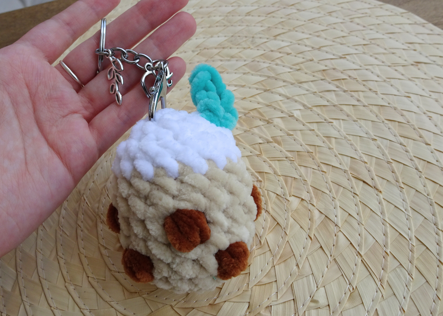 Llavero Bubble tea amigurumi