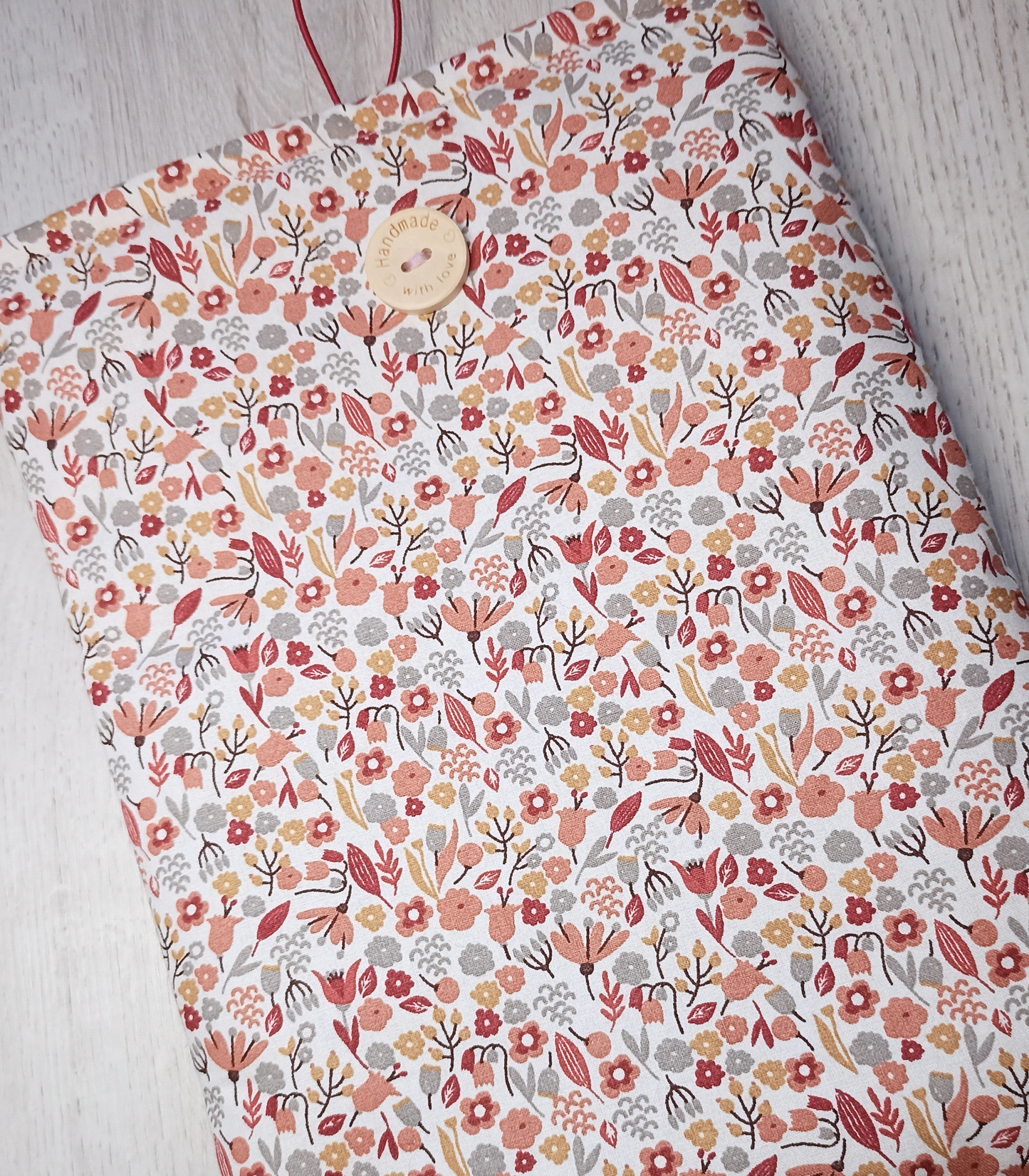 Funda para libros de tela Floral