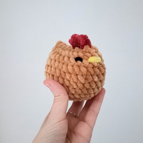 Peluche Mabel Pollo Crochet