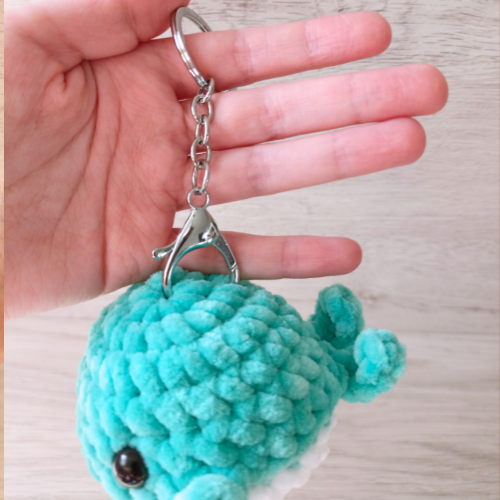 Peluche ballena amigurumi mediana crochet