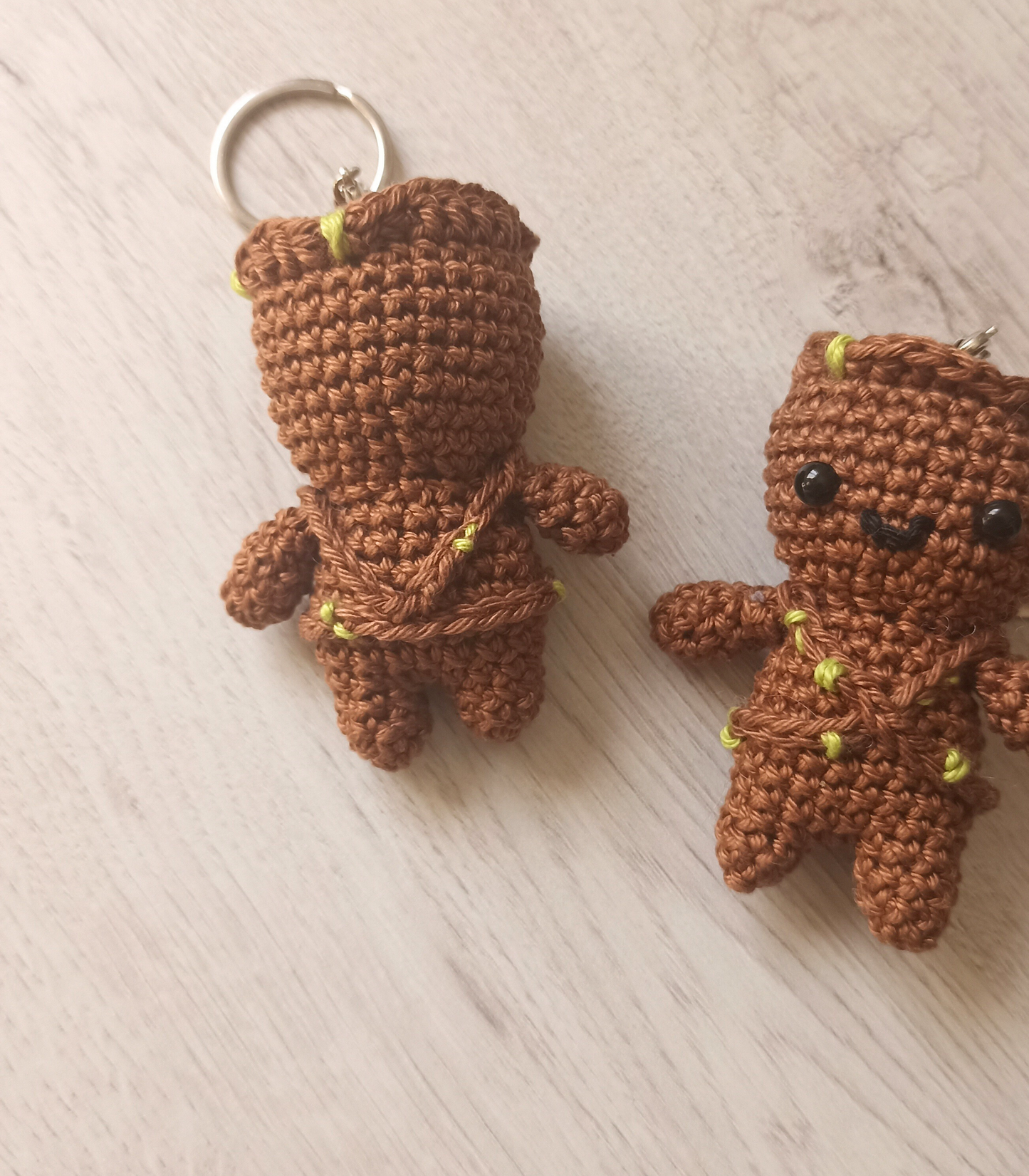 Llavero Baby Groot Amigurumi