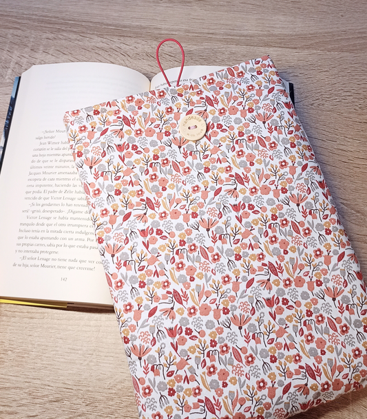 Funda para libros de tela Floral