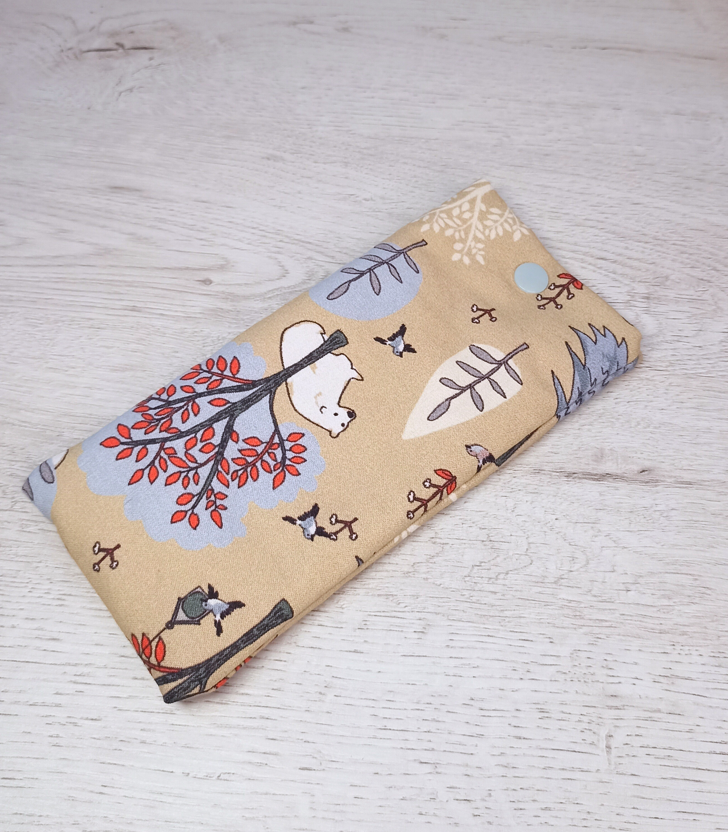 Funda para gafas de tela Oso Polar