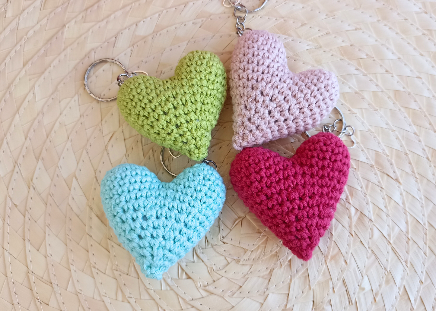 Llavero Corazón a crochet