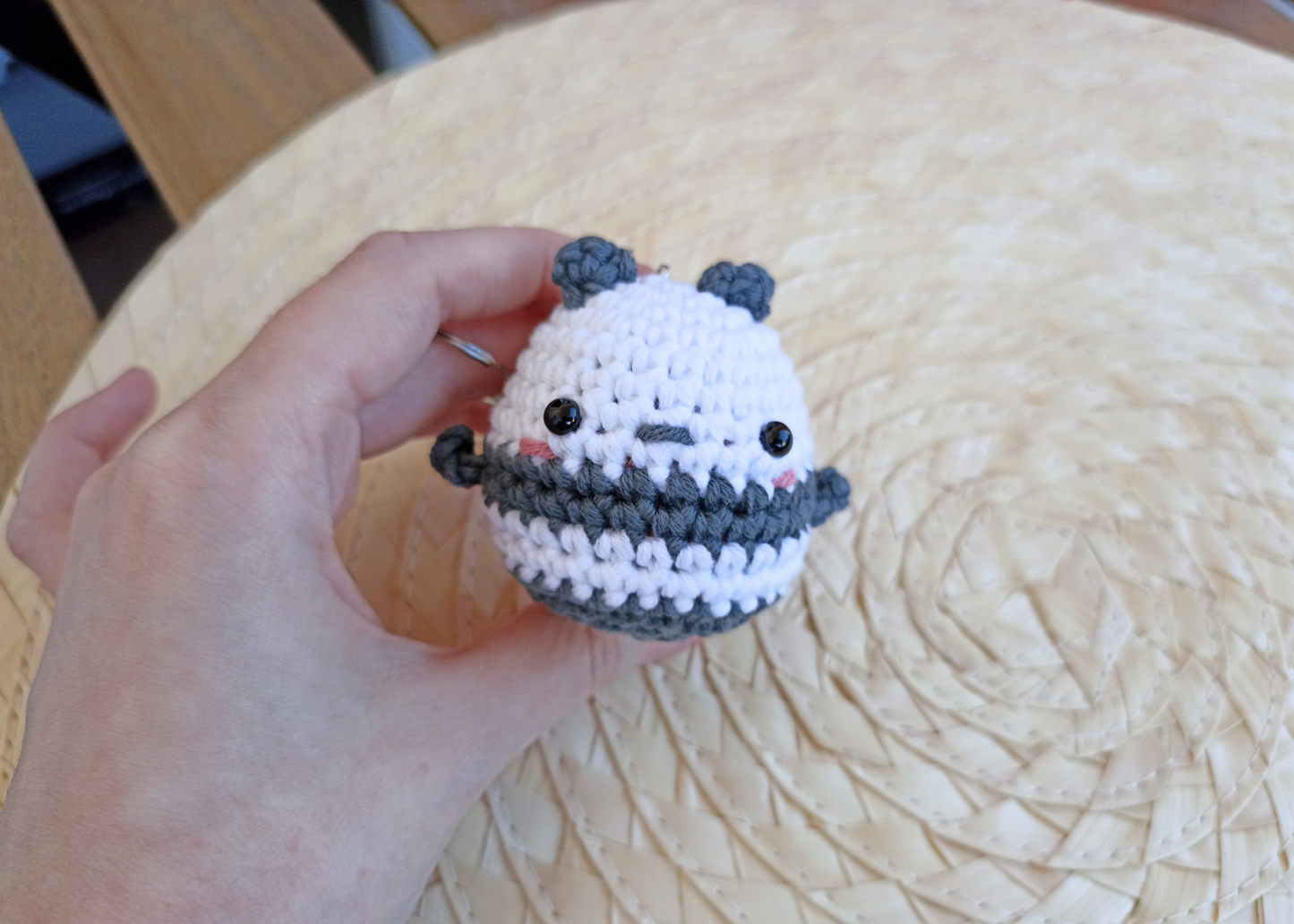 Oso panda amigurumi