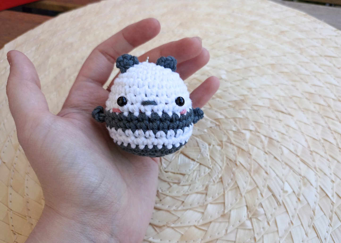 Oso panda amigurumi