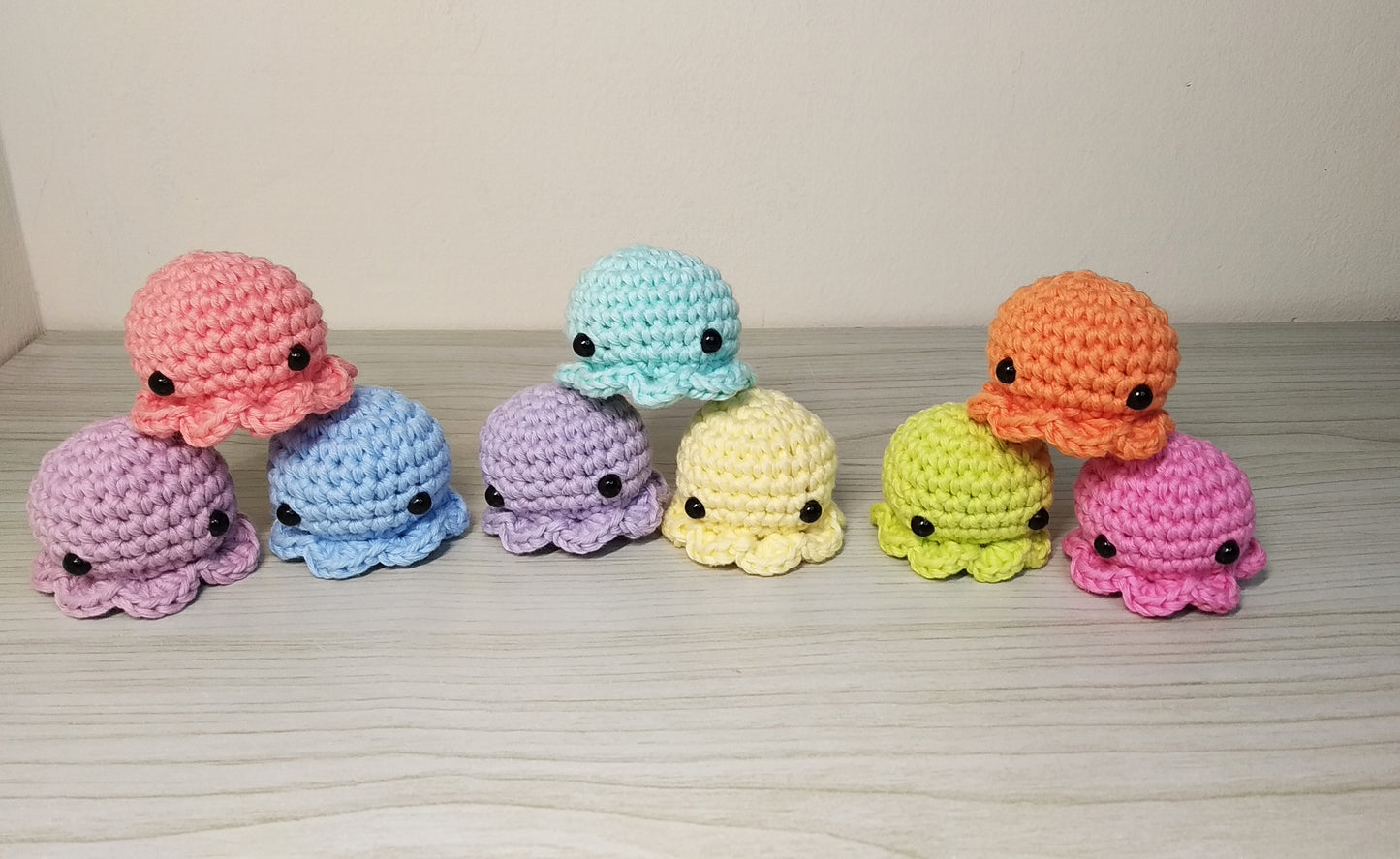 Llavero pulpo amigurumi