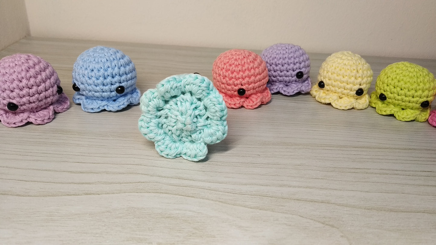 Llavero pulpo amigurumi