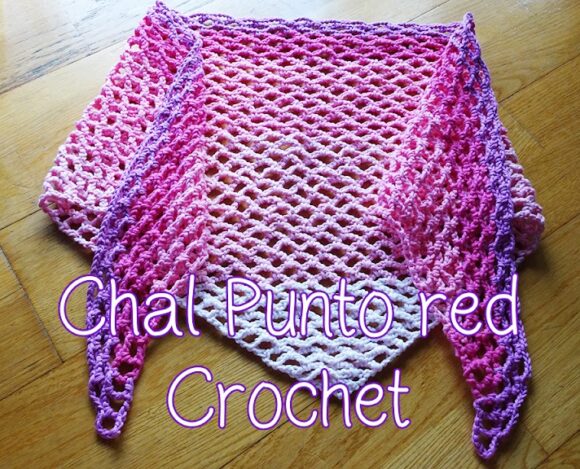 Cómo hacer un chal con el punto red a crochet