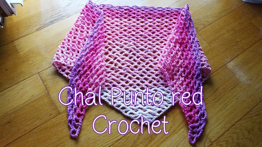 Cómo hacer un chal con el punto red a crochet