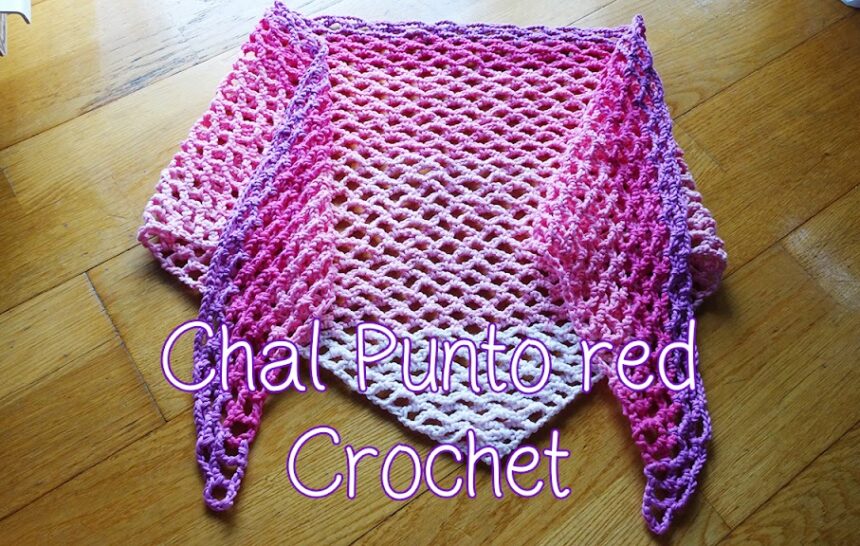 Cómo hacer un chal con el punto red a crochet