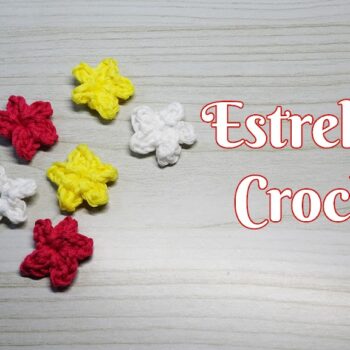Cómo hacer unas estrellitas a crochet