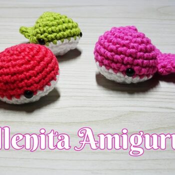 Cómo hacer una ballenita amigurumi