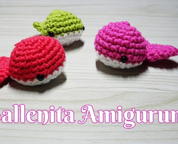 Cómo hacer una ballenita amigurumi