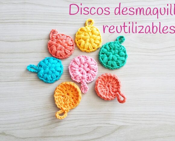 Cómo hacer discos desmaquillantes reutilizables a crochet