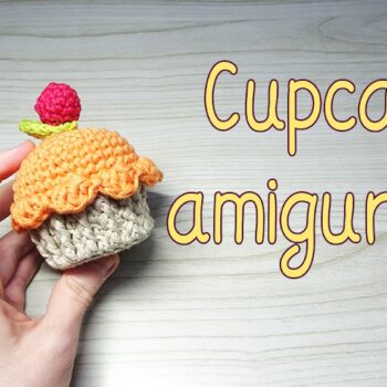 Cómo hacer un cupcake amigurumi