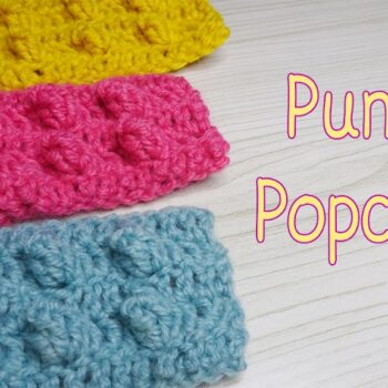 Cómo hacer el punto popcorn crochet