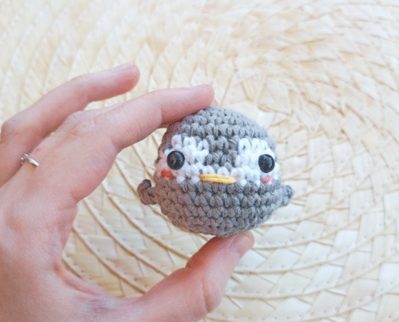 Pingüino amigurumi