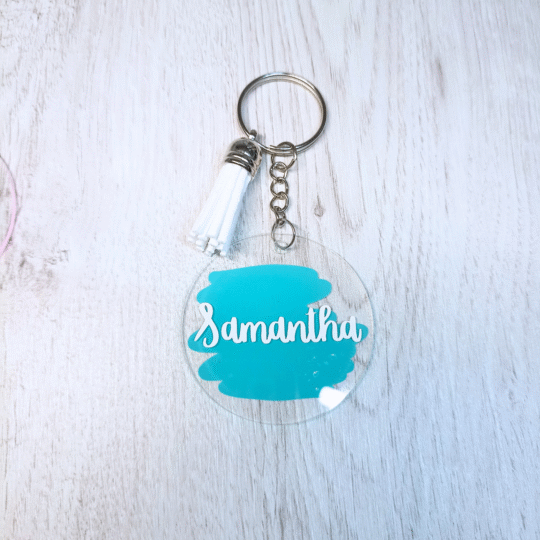 Llaveros personalizados con nombre