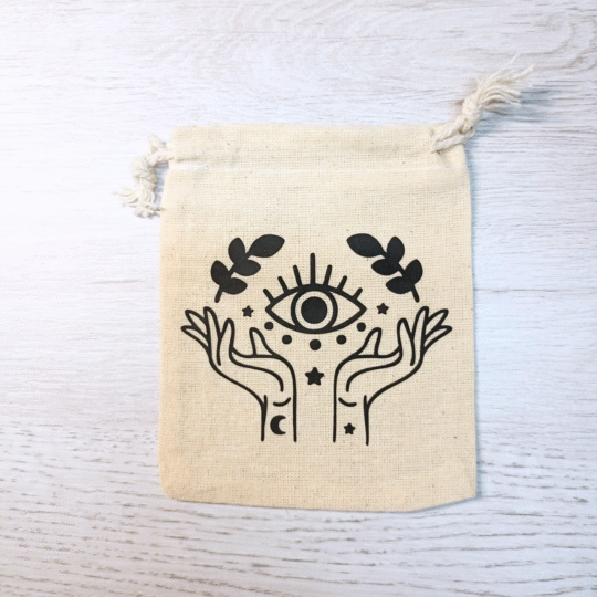Bolsa para cristales y minerales – ojo místico