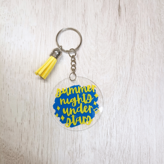 Llavero “Summer Nights Under Stars” – Magia de verano