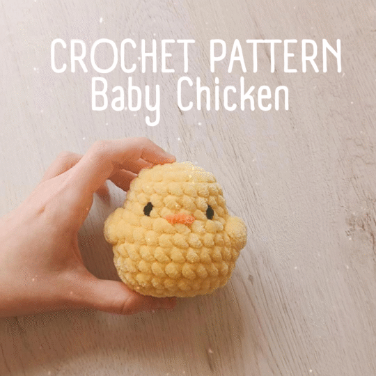 Patrón Digital Pollito Amigurumi a crochet
