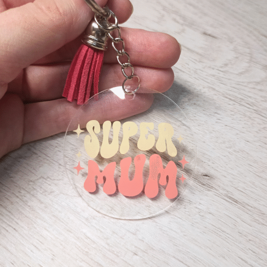 Llavero Super Mum